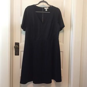 Black Fit and Flare Dress
